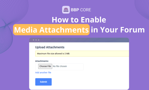 Enable media attachments